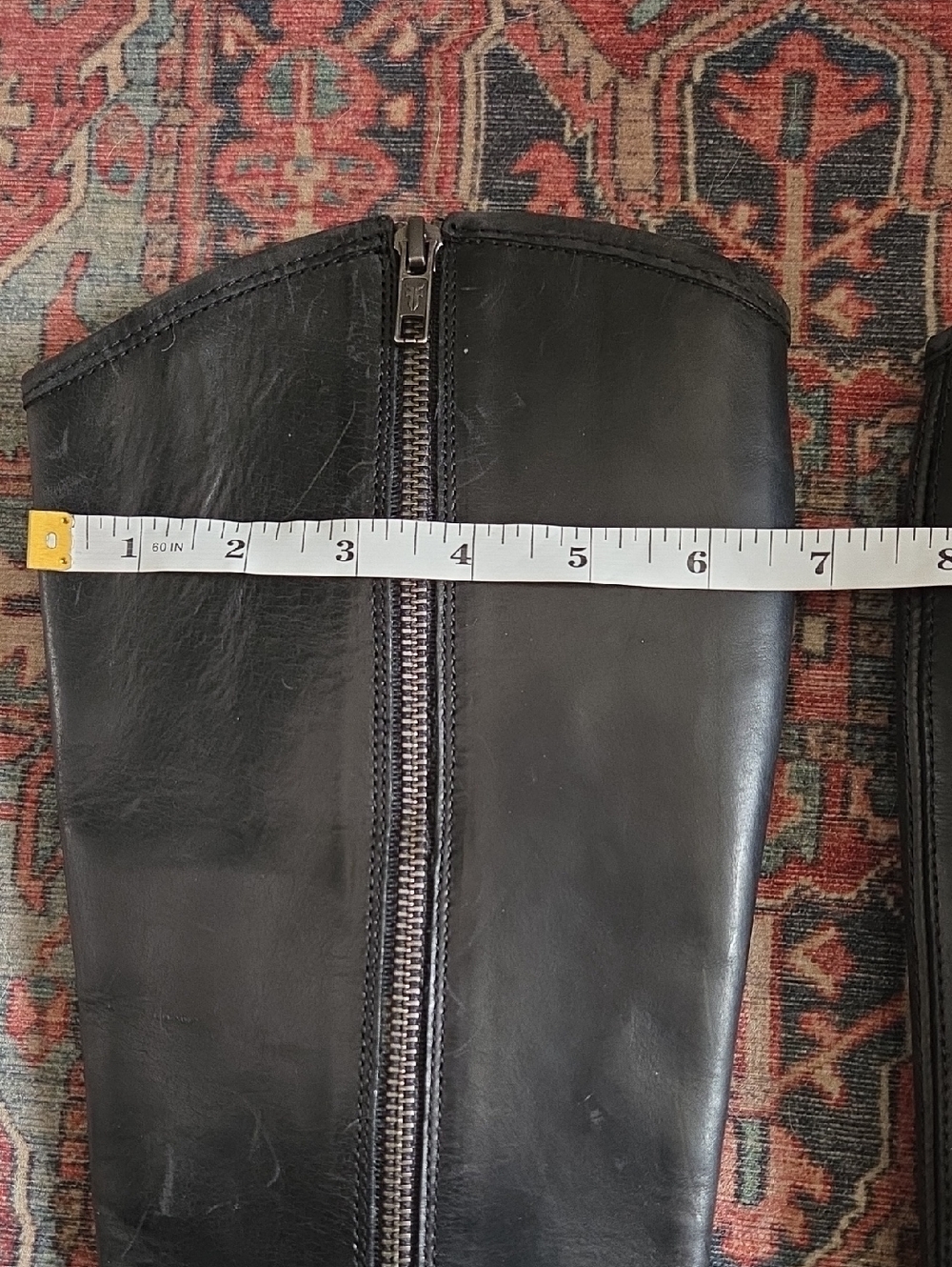 Frye Melissa Button Leather Riding Boots Size 7.5 - Picture 14 of 14